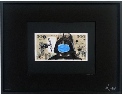 Cisco - Sad Life, 2026 - Acrylique sur billet 2