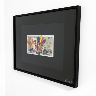 Cisco - Art’Bandicoot, 2024 - Acrylique sur billet 2