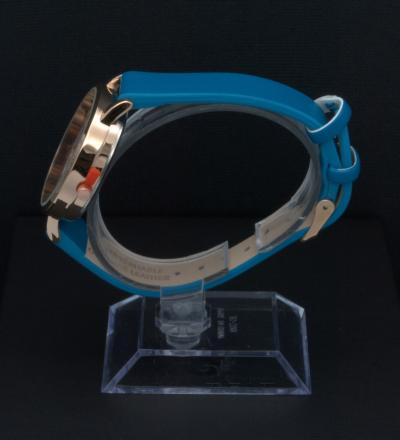 NAF NAF - Montre bracelet en cuir bleu 2
