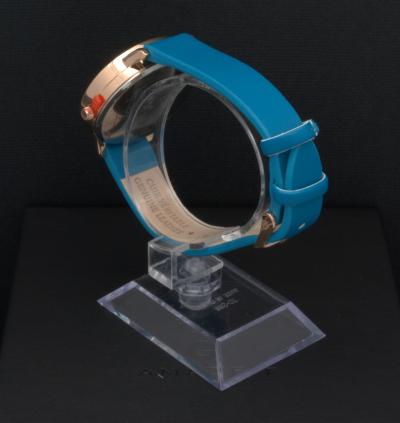 NAF NAF - Montre bracelet en cuir bleu 2