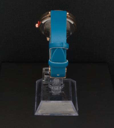 NAF NAF - Montre bracelet en cuir bleu 2