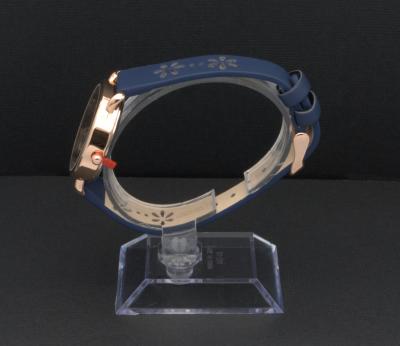 NAF NAF - Montre femme bracelet en cuir bleu 2