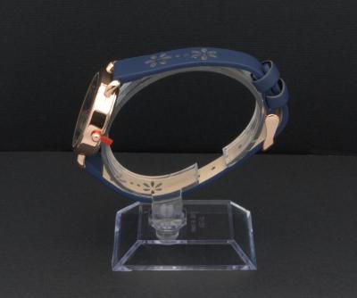 NAF NAF - Montre femme bracelet en cuir bleu 2