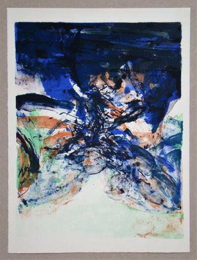 ZAO Wou-Ki - Hommage à San Lazzaro, 1975 - Lithographie originale 2