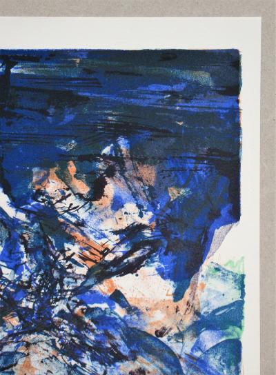 ZAO Wou-Ki - Hommage à San Lazzaro, 1975 - Lithographie originale 2