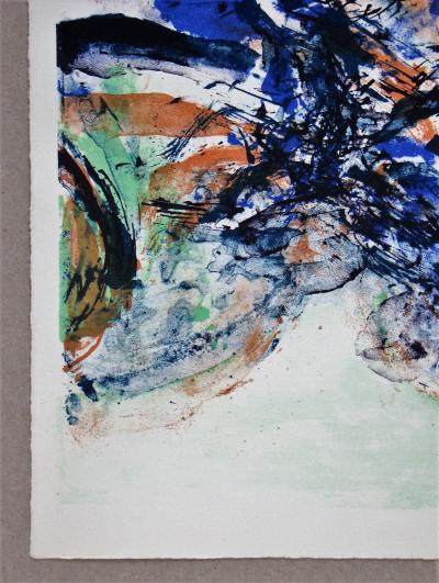 ZAO Wou-Ki - Hommage à San Lazzaro, 1975 - Lithographie originale 2