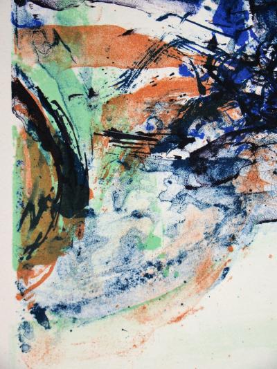 ZAO Wou-Ki - Hommage à San Lazzaro, 1975 - Lithographie originale 2