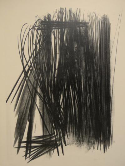 Hans HARTUNG - Exhibition Galerie Im Ecker - Original lithograph poster 2