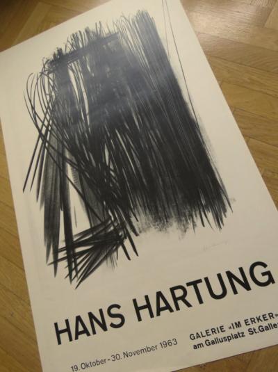 Hans HARTUNG - Exhibition Galerie Im Ecker - Original lithograph poster 2