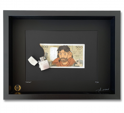 Cisco - Serge, 2026 - Acrylique sur billet 2