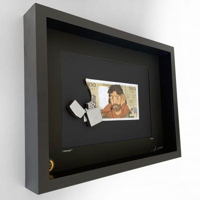 Cisco - Serge, 2026 - Acrylique sur billet 2