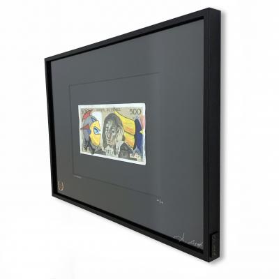 Cisco - The prince, 2025 - Acrylique sur billet 2