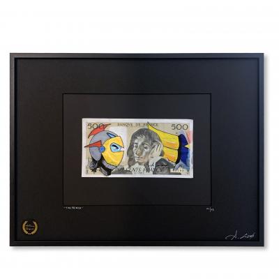 Cisco - The prince, 2026 - Acrylique sur billet 2