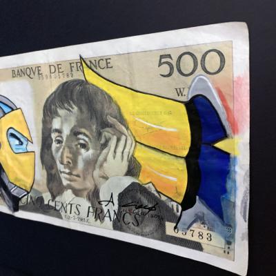 Cisco - The prince, 2026 - Acrylique sur billet 2