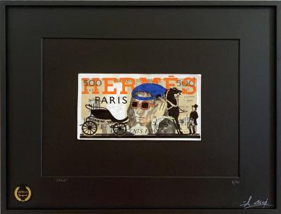 Cisco - Emile, 2024 - Acrylique sur billet 2