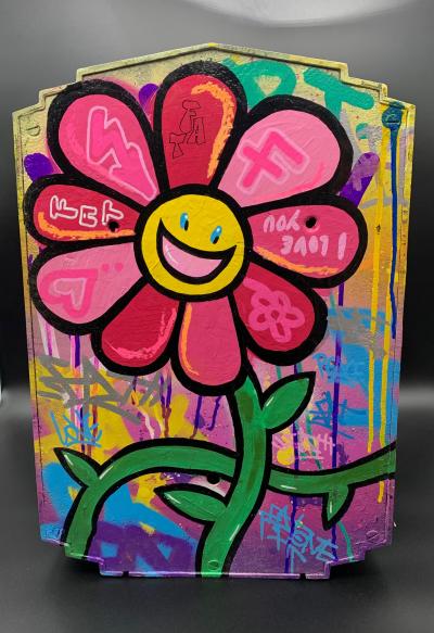 Fat  - Bugs Bunny Mailbox, 2021 - Peinture sur boîte aux lettres 2