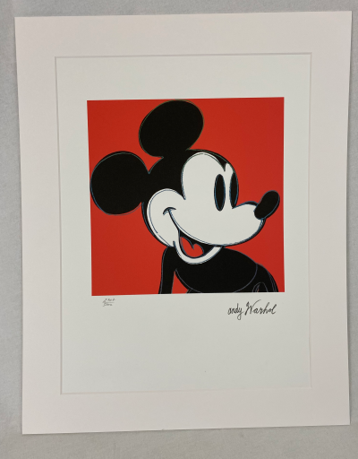 Andy WARHOL (d’après) - Mickey Mouse - Granolithographie 2