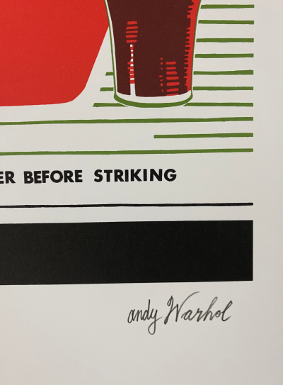 Andy WARHOL (d’après) - Coca Cola  - Granolithographie 2