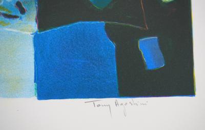 Tony AGOSTINI - Nature morte aux raisins, 1977 - Lithographie originale signée 2