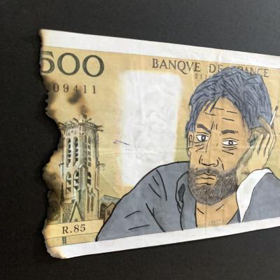 Cisco - Gainsbarre, 2024 - Acrylique sur billet 2