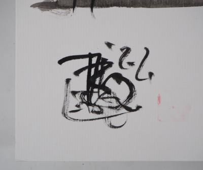 Laszlo TIBAY - Three Cats Studying - Dessin original, signé 2