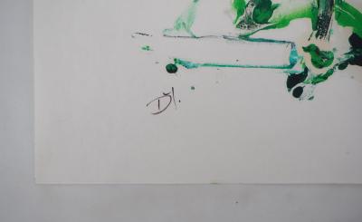 Dora MAAR - Au Jardin -  Technique mixte sur papier 2