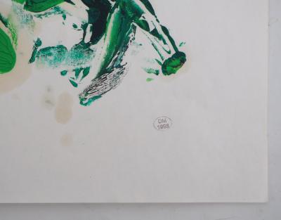 Dora MAAR - Au Jardin -  Technique mixte sur papier 2