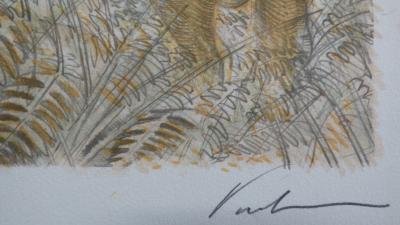 Blaise PRUD’HON - Le cerf - Lithographie originale signée 2