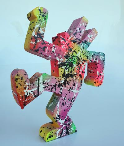 SPACO - Haring-dog-dance, 2021 - Sculpture 2
