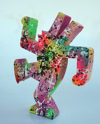 SPACO - Haring-dog-dance, 2021 - Sculpture 2