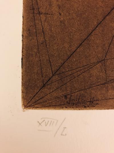 Jorge CASTILLO - La espera - Gravure signée au crayon 2