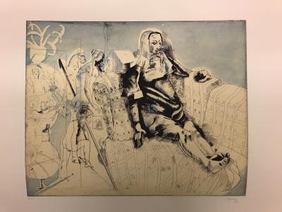 Jorge CASTILLO - Sans Titre - Essai, 1972 - Gravure signée au crayon 2