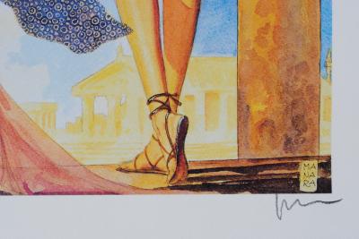 Milo MANARA - Les deux déesses, 2003 - Impression signée au crayon 2