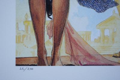 Milo MANARA - Les deux déesses, 2003 - Impression signée au crayon 2