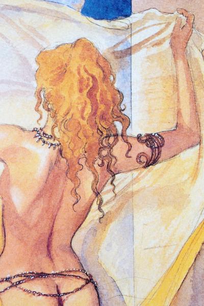 Milo MANARA - Les deux déesses, 2003 - Impression signée au crayon 2
