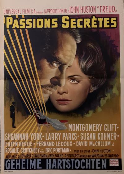 Freud, Passion Secrète, 1962 - Affiche de cinéma 2
