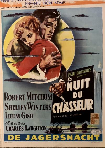 La Nuit du chasseur, 1955 - Affiche de cinéma 2