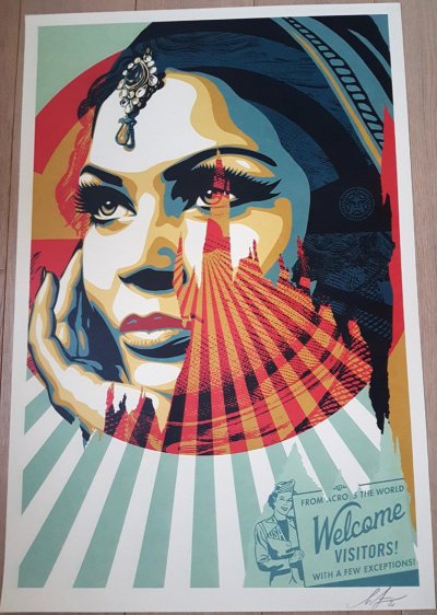 Shepard FAIREY (Obey) - Target Exceptions - Impression offset signée au crayon 2