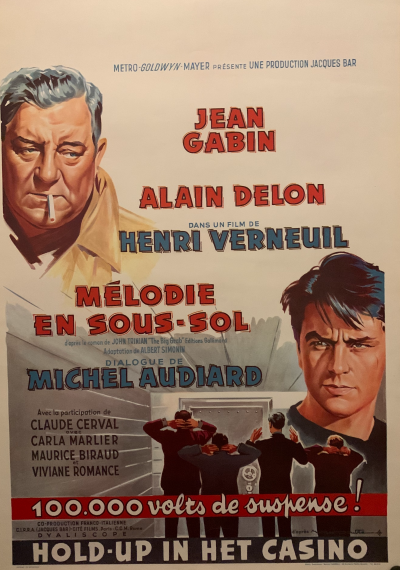 Mélodie en sous-sol, 1963 - Affiche de cinéma 2