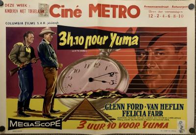 3h10 pour Yuma, 1957 - Affiche de cinéma 2