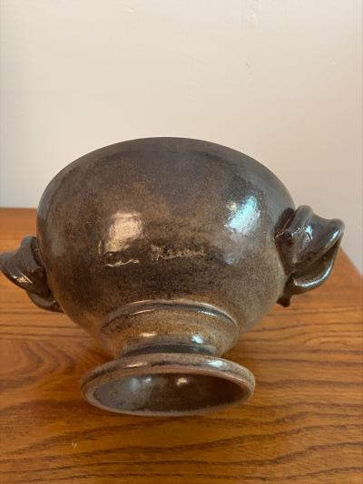 Jean MARAIS - Fiole et coupe en céramique, circa 1980 2