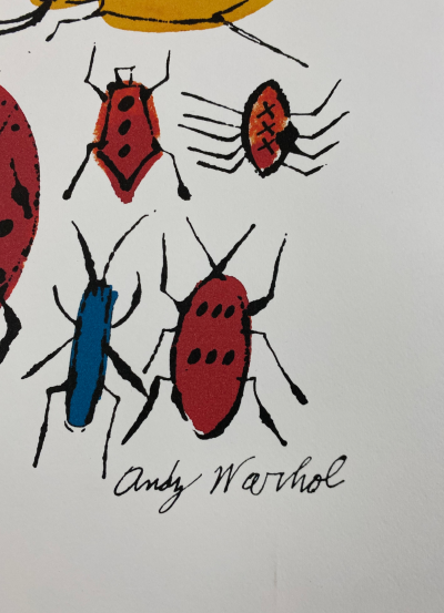 Andy WARHOL (d’après) - Happy bug day - Granolithographie 2