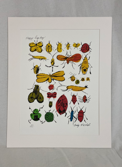 Andy WARHOL (d’après) - Happy bug day - Granolithographie 2