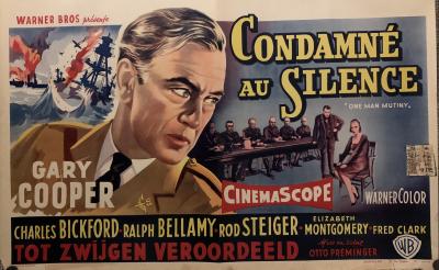 Condamné au silence, 1955 - Affiche de cinéma 2
