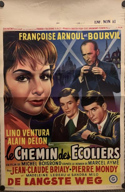 Le chemin des écoliers, 1959 - Affiche de cinéma 2