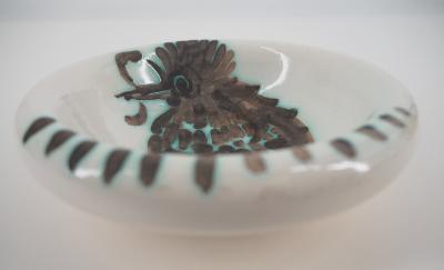 Pablo PICASSO - Oiseau au ver - Céramique originale signée - Madoura 2