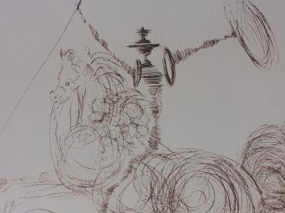 Salvador DALI (d’après) - Don Quichotte - Lithographie signée, édition limitée 2