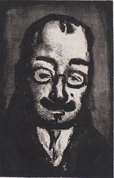 Georges ROUAULT - Le directeur de théâtre - Gravure originale 2
