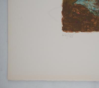 Roland Oudot - Danse de minuit dans le désert - Lithographie originale signée 2