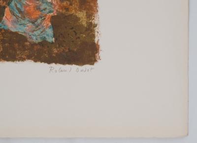 Roland Oudot - Danse de minuit dans le désert - Lithographie originale signée 2